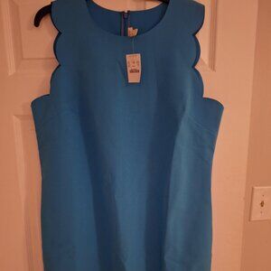 NWT J Crew Factory Blue Dress